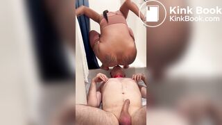 Goddess scat shit in subs mouth