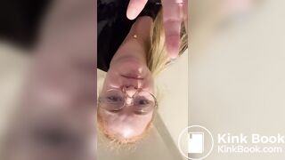 Tasting her own goods