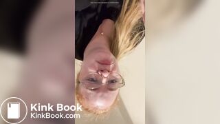 Tasting her own goods