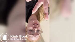 Tasting her own goods