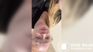 Tasting her own goods