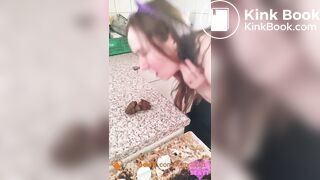 Thick shit on kitchen counter