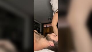 Quick, loving mouth poop