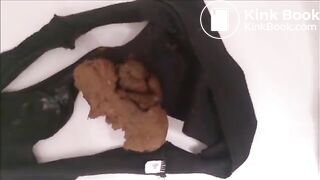 Black undies poo..