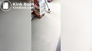 Shopping in messy diaper