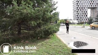 Hot redhead accidental poop while peeing