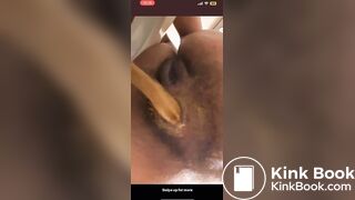 Girl pooping - video 670