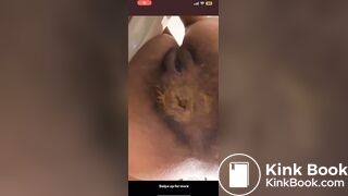 Girl pooping - video 670