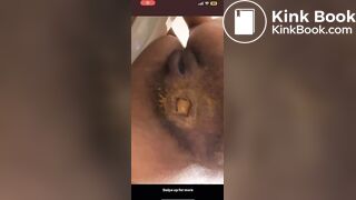 Girl pooping - video 670