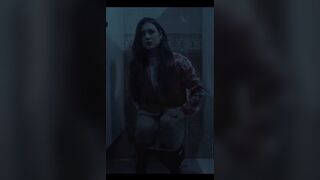 Women has diarrhea in haunted bathroom