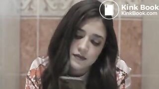 Women has diarrhea in haunted bathroom