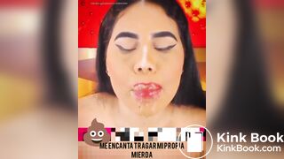 Colombiana disfruta de su mierda