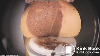 Delicious pawg packs yellow pantyhose with wet mush