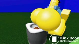 Roblox Noob Girl Drinks Laxative Bloxy Cola (HyperScat)