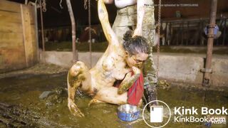 Kaitlyn Farmhand Gone Wrong - punishment in cowshit