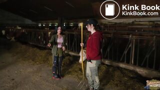 Kaitlyn Farmhand Gone Wrong - punishment in cowshit