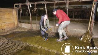 Kaitlyn Farmhand Gone Wrong - punishment in cowshit