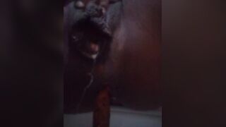 Shit felt so good black ebony pussy got creamy