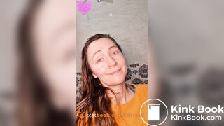 Huge toilet clogging shit standing