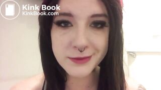 Using her shit like a lollipop