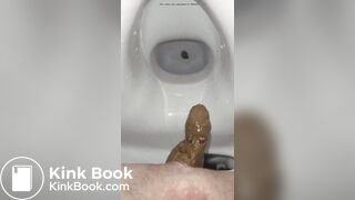 toilet poop from a beautiful girl