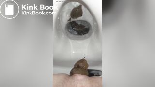 toilet poop from a beautiful girl