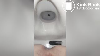 toilet poop from a beautiful girl