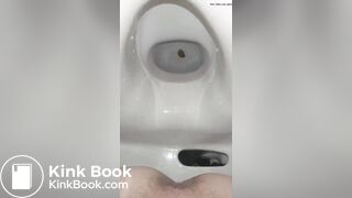 toilet poop from a beautiful girl