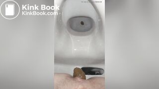 toilet poop from a beautiful girl