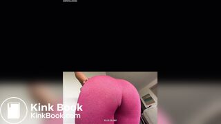 thick latina scat in leggings and smear