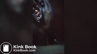 Up close creamy pussy & scat morsels