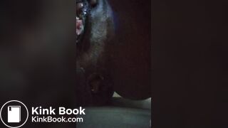 Up close creamy pussy & scat morsels