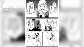 Constipated girl pushing 2