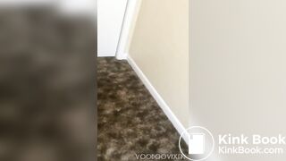 Bbw ebony squirting shit on her carpet