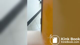 Latina caught shitting by her friend