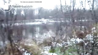 Amateur girl Alina poop and fart in the forest - video 2