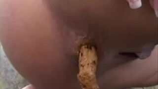 Very cute French Teen Girl Pooping Compilation