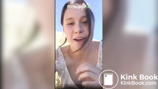 Girl pooping - video 676