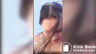 Girl pooping - video 676