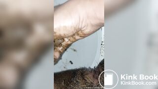 my shit smeared pussy stuffed w shit