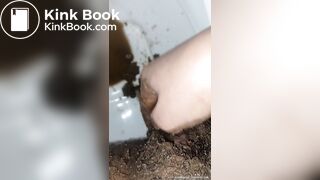 my shit smeared pussy stuffed w shit