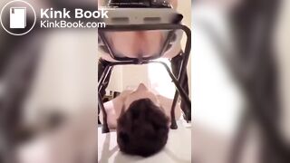 Chines woman feeding him shit