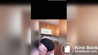 Teen desperate black pantypoop