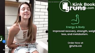 Gruns Gummy Ad Features Woman Pooping On Toilet