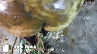 Japanese Lady Pee & Poop Voyeur & Playing Shit