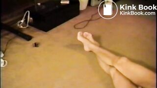 carla gets stocking pulled from pussy