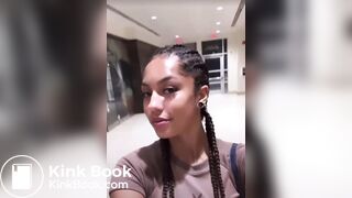 Latina takes a poop