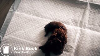 girl shits + used tampon