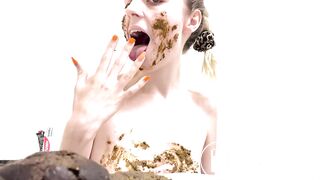 Slut Play With Dog Shit