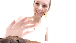 Slut Play With Dog Shit